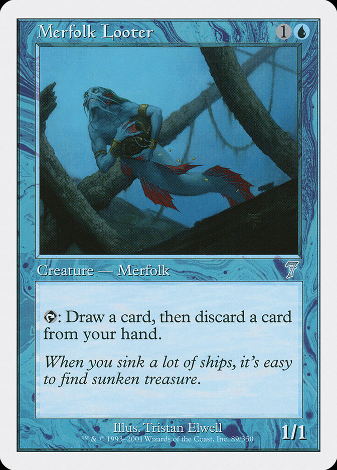 マーフォークの物あさり／Merfolk Looter - MTGフレーバーテキストwiki